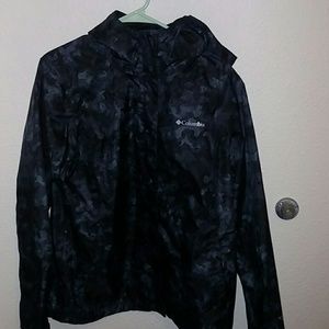 Dark Blue Camo Arcadia Columbia Rainjacket